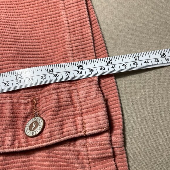 Hollister Corduroy Button-Up Skirt - Dusty Pink 7/28 - Picture 5 of 5